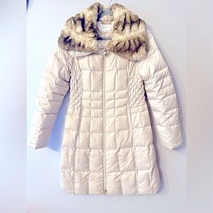 EUC Long Puffer Coat Laundry By Shelli Segal - Size M